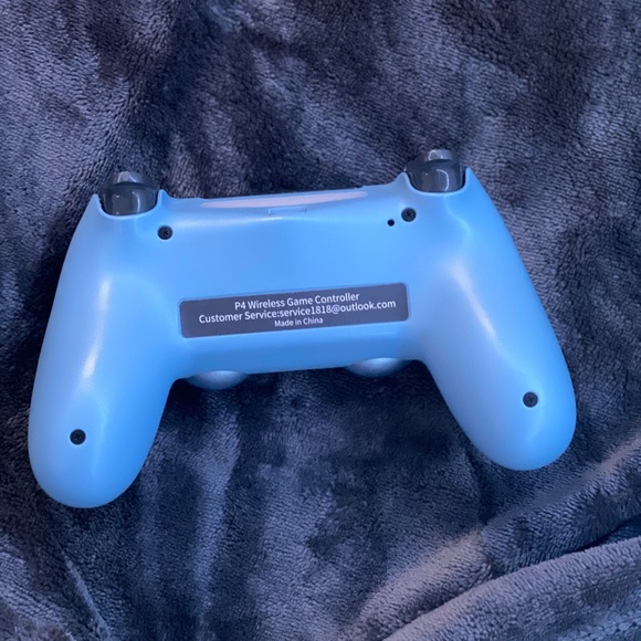 PS4 frosted blue, custom controller. - Picture 3 of 3